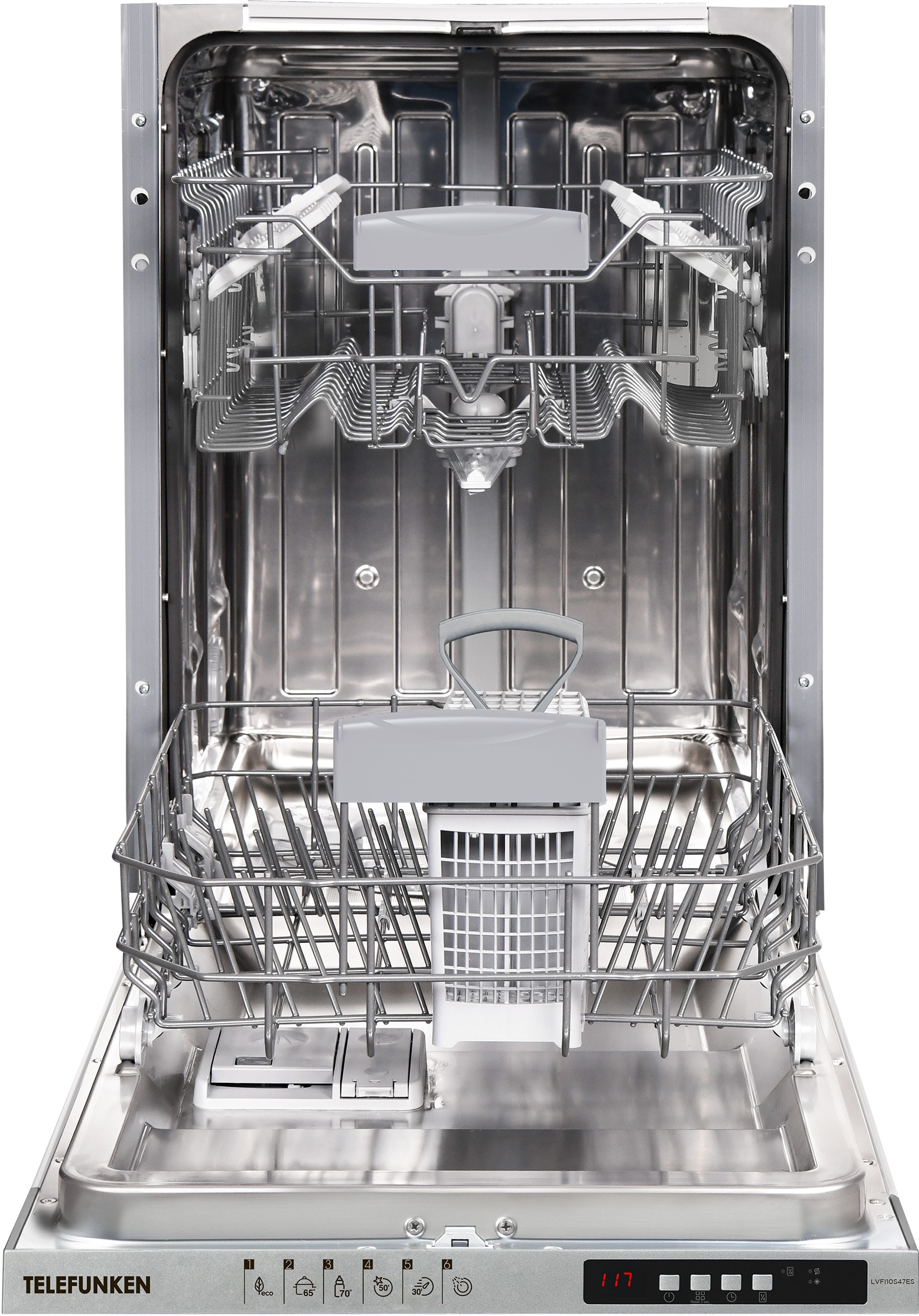 Lave vaisselle tout integrable 45 cm TELEFUNKEN  - LVFI10S47ES