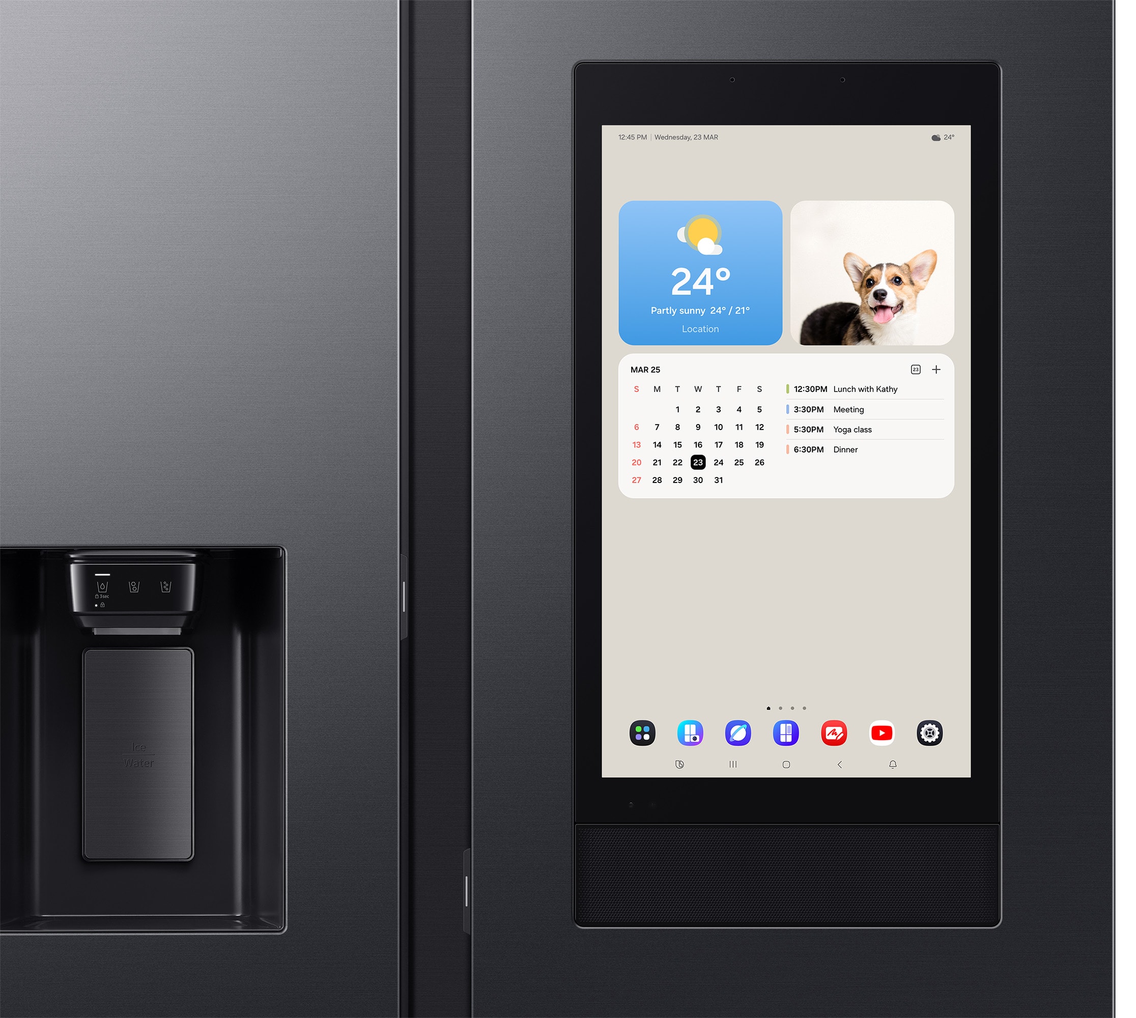 Réfrigérateur américain SAMSUNG No Frost 614L - RS90F66BEF