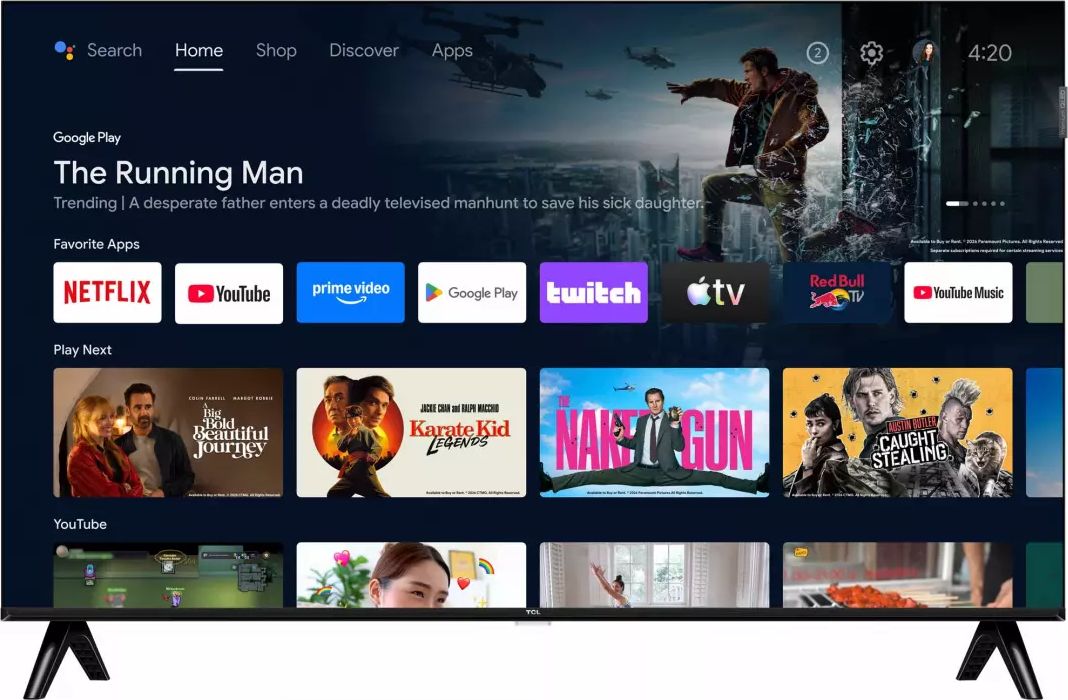 TV QLED Full HD 80 cm TCL  - 32S5L