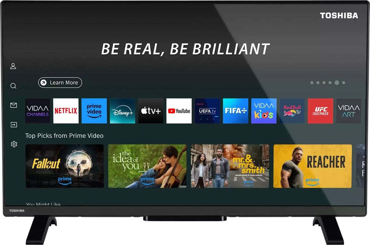 TV LED Full HD 82 cm TOSHIBA 32'' 50Hz Noir - 32QV2F63DG