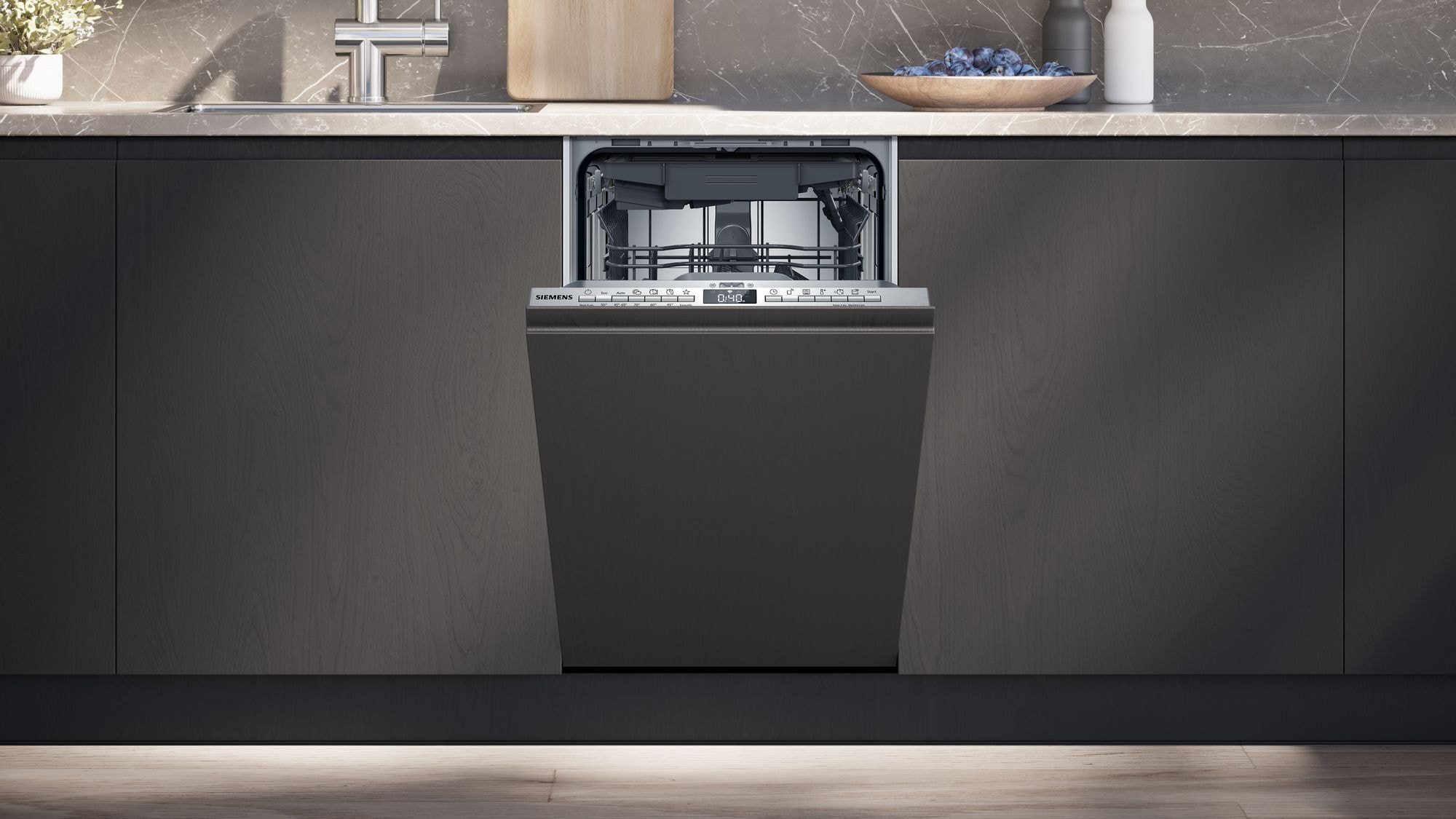 Lave vaisselle tout integrable 45 cm SIEMENS Connecté 10 couverts 44dB - SR63EX25ME