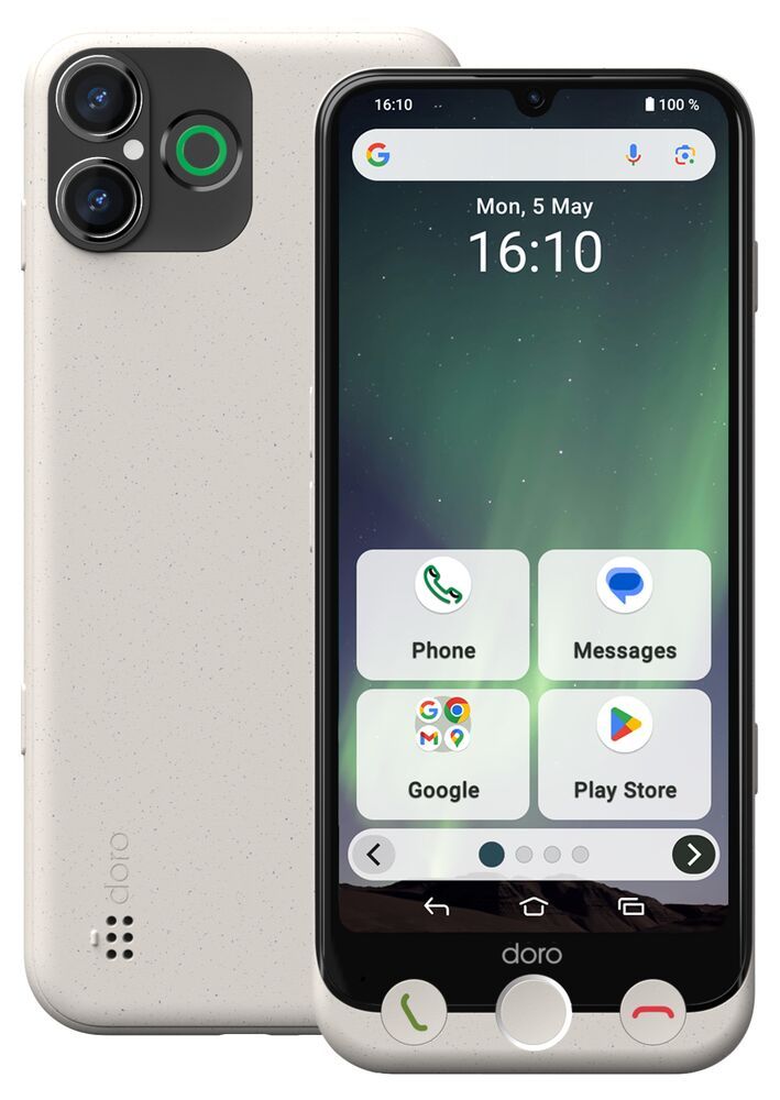 Smartphone DORO Aurora A30 4G 128Go Noir AURORAA30PLUS
