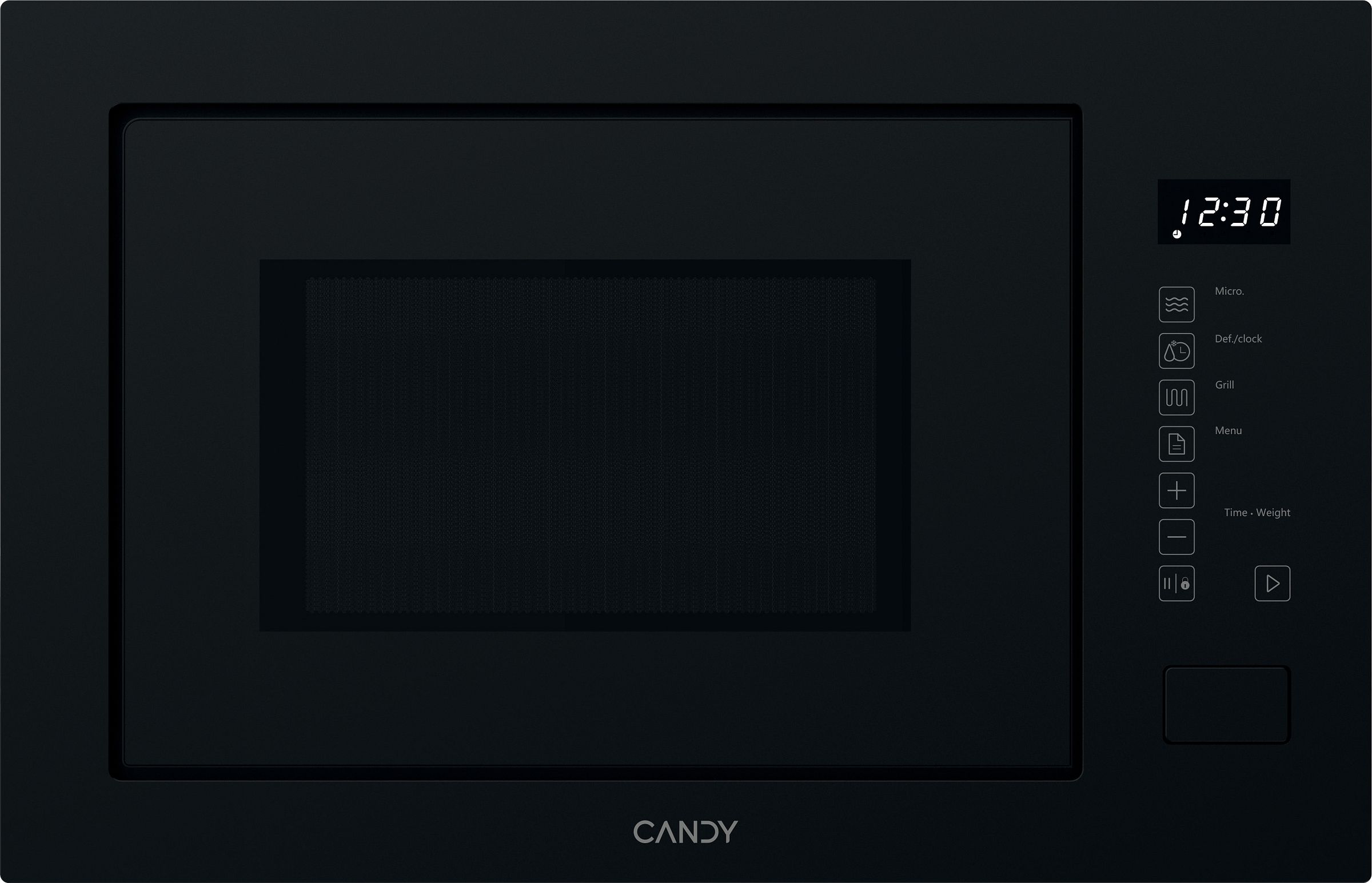 Micro ondes Grill Encastrable CANDY 25L 850W Noir CA38FL7N25WXB