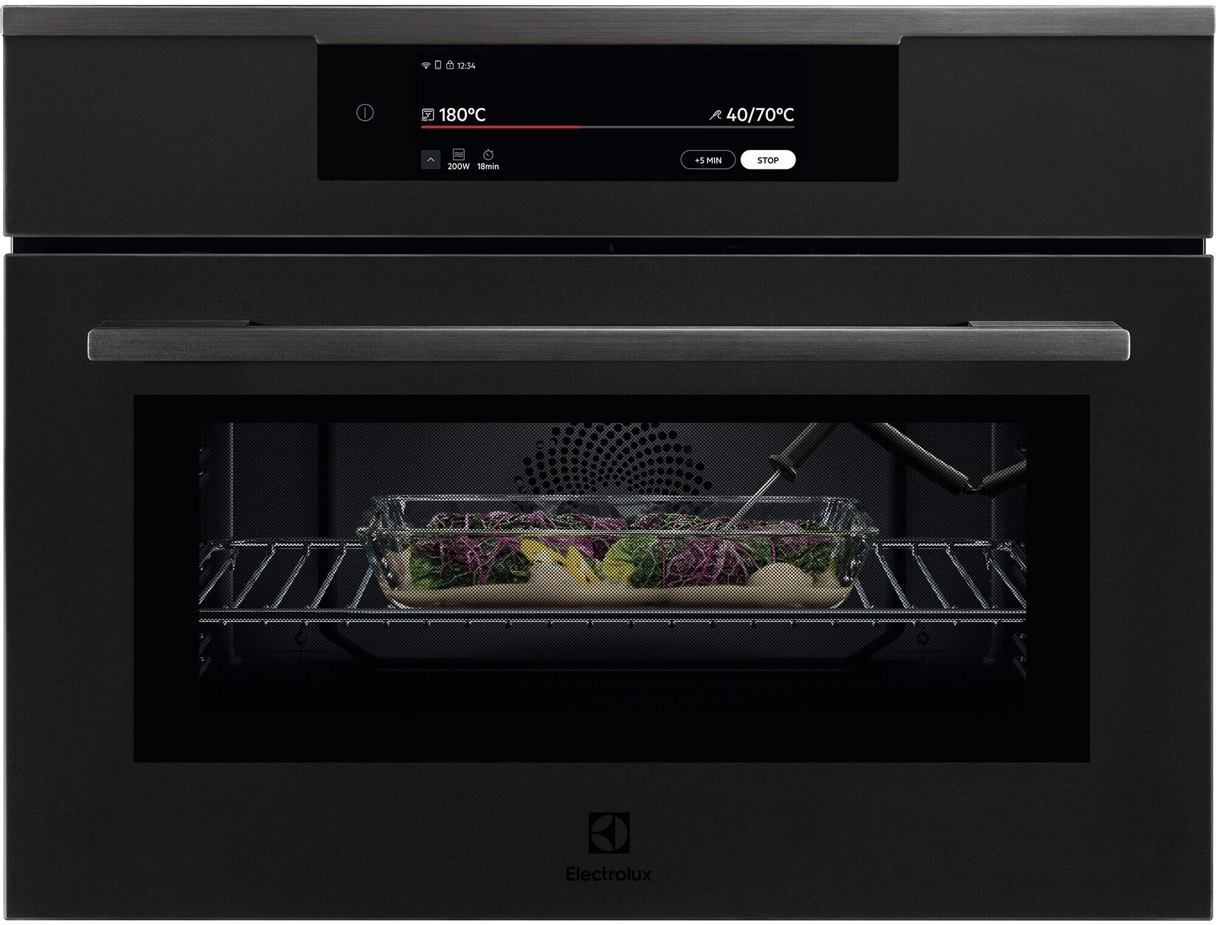 Four combiné micro-ondes ELECTROLUX 44L 1000W Noir KVLAE2ST