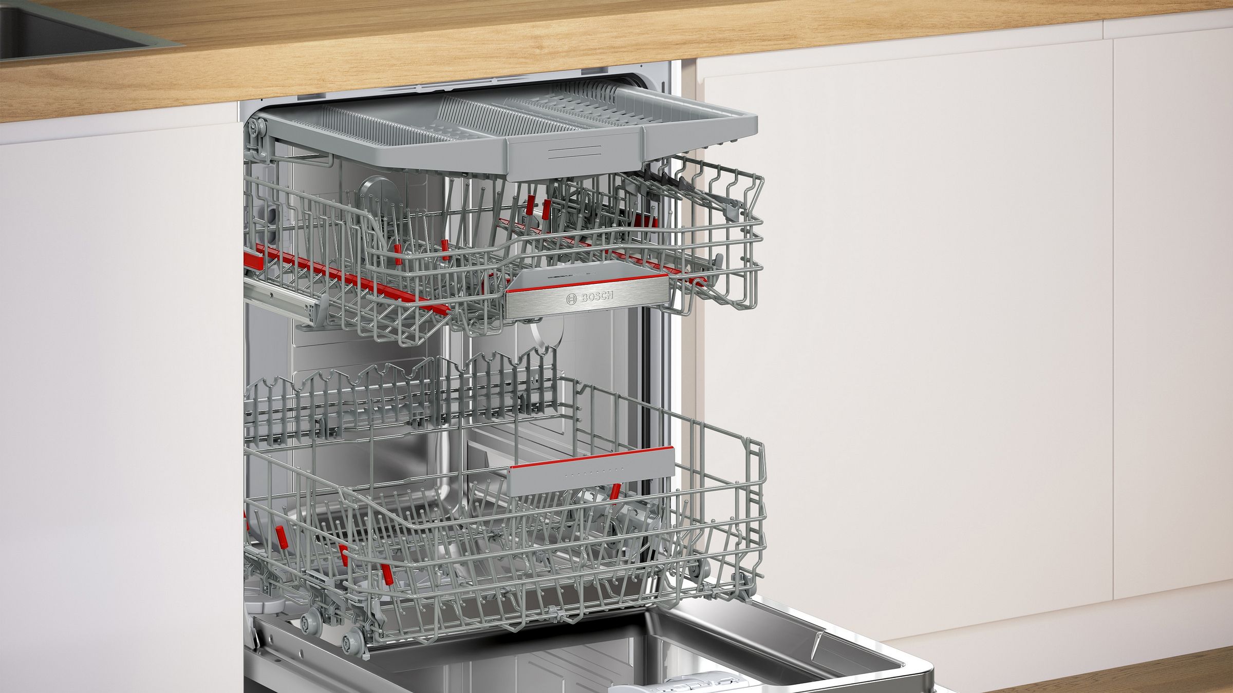 Lave vaisselle tout integrable 60 cm BOSCH  - SMH6ECX21E