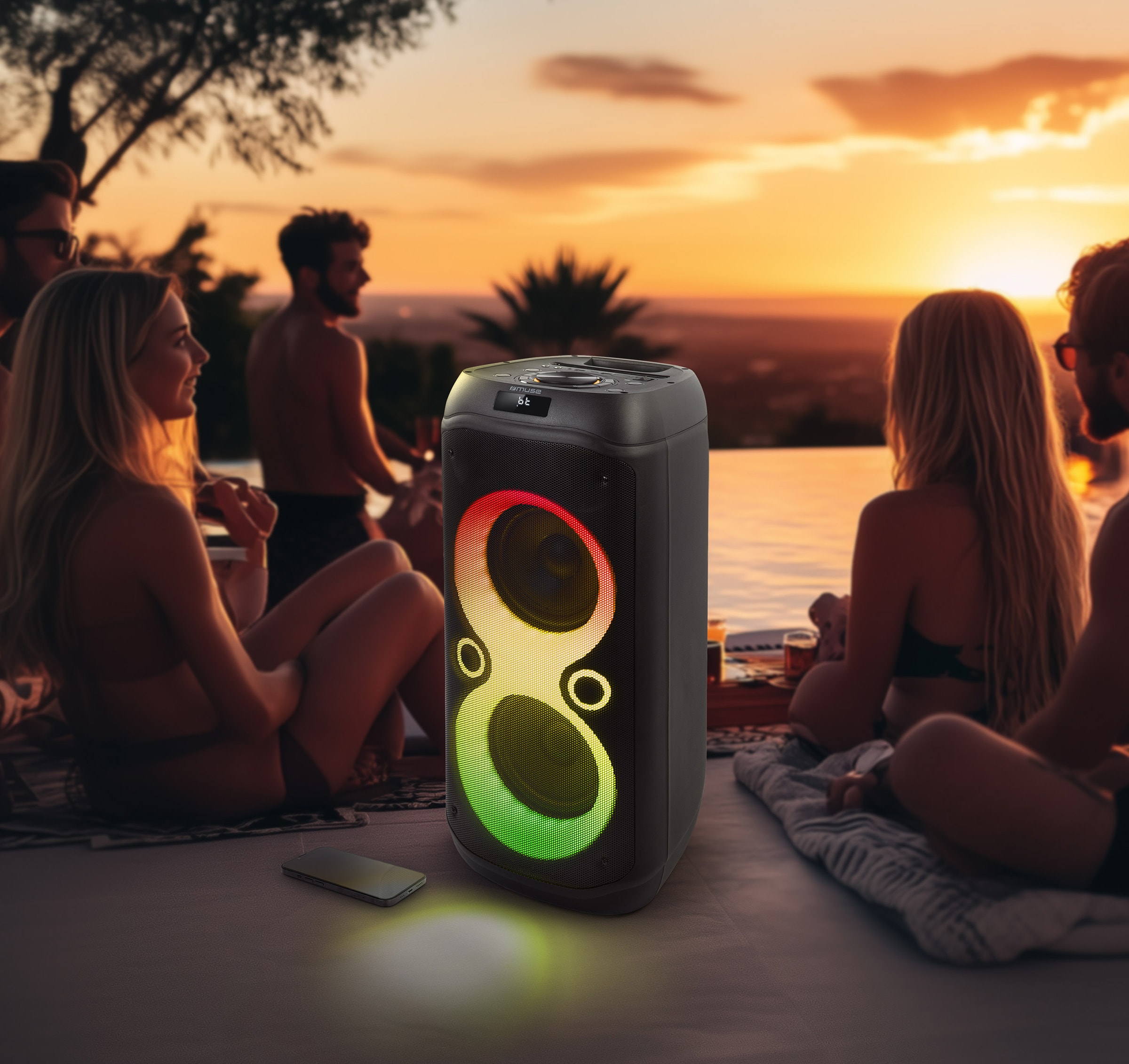 Enceinte bluetooth MUSE  - M-1937DJ