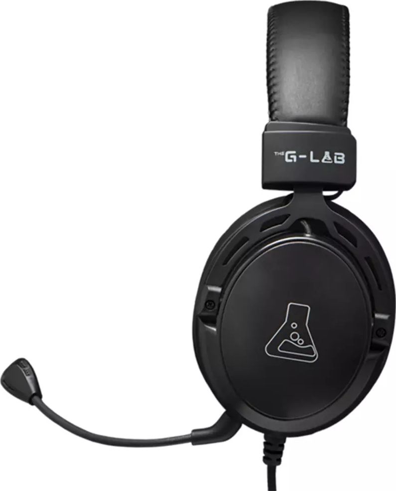 Micro-Casque gaming THE G-LAB Filaire Stéréo Noir - KORP-TITANIUM