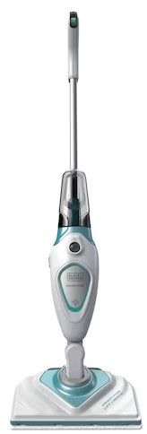Balai vapeur BLACK & DECKER Patin microfibre Blanc - FSM1616