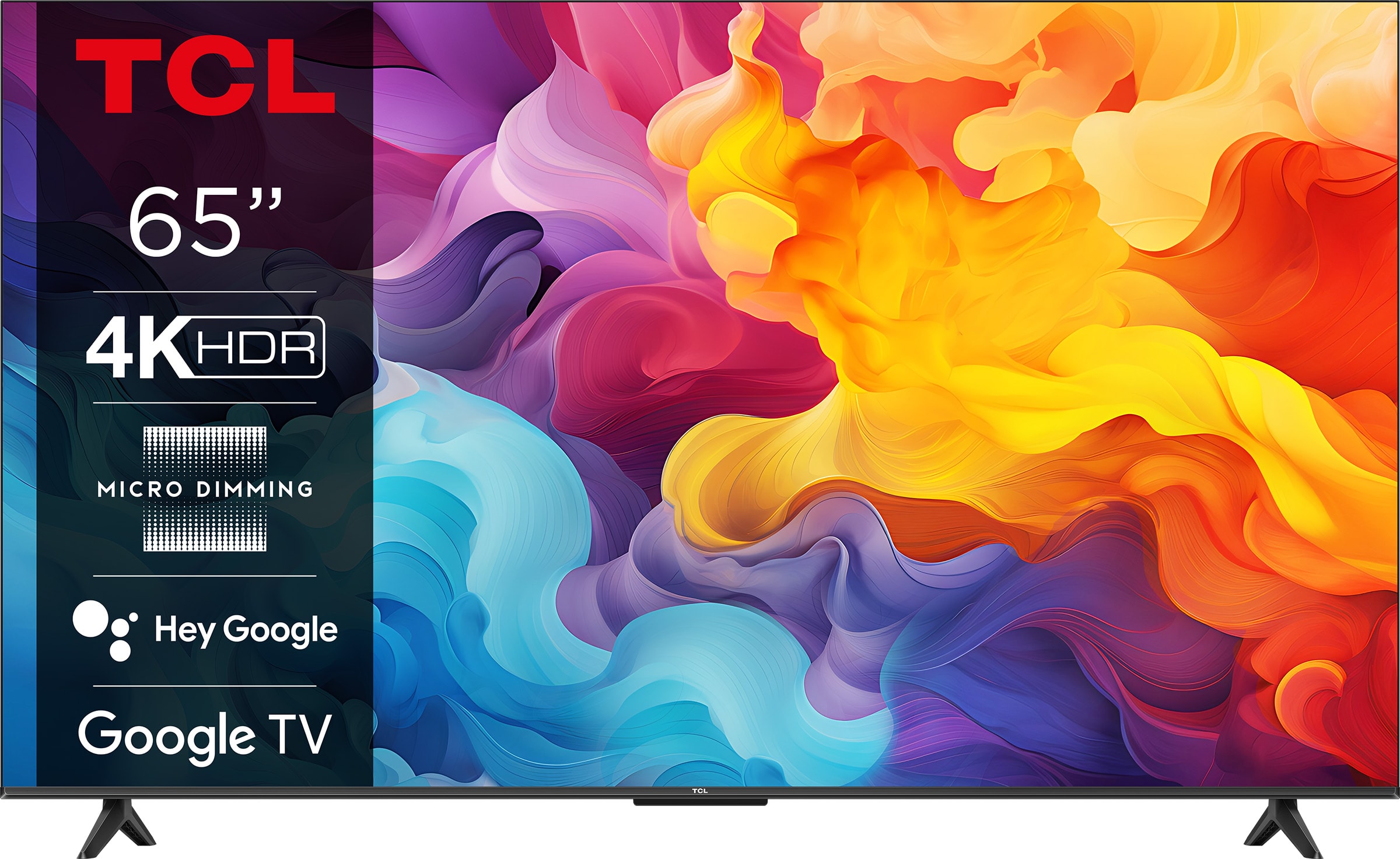 TV LED 4K 164 cm TCL , Google TV, 65" - 65V6B TV LED 4K 164 cm TCL , Google TV, 65" - 65V6B