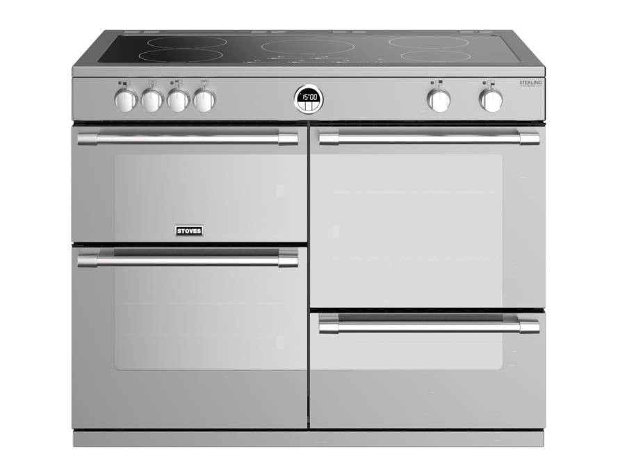 STOVES Piano de cuisson Sterling Deluxe 110 EI Inox - PSTERDX110EISS
