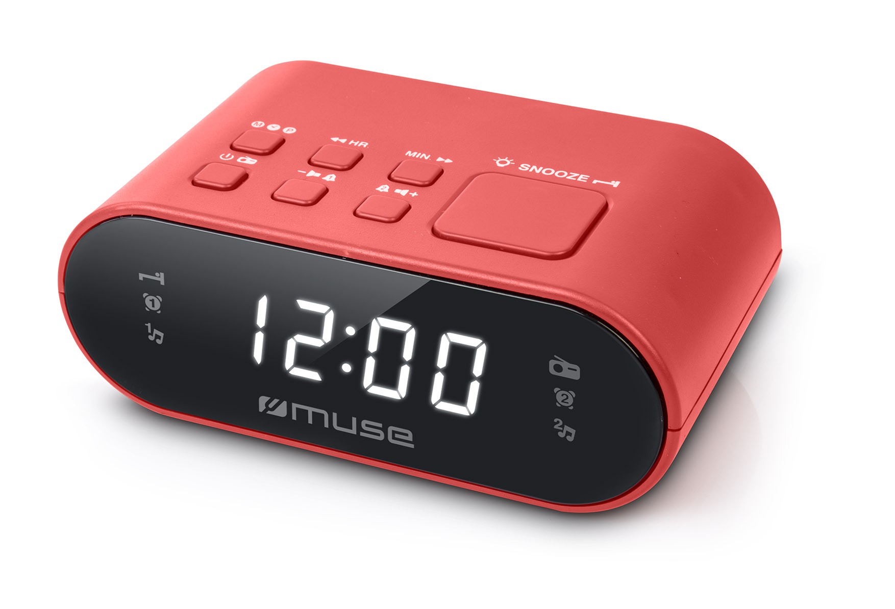 Radio réveil MUSE  - M-10RED