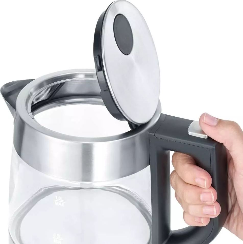 Bouilloire SEVERIN Verre 1L 2200W Inox - 3468