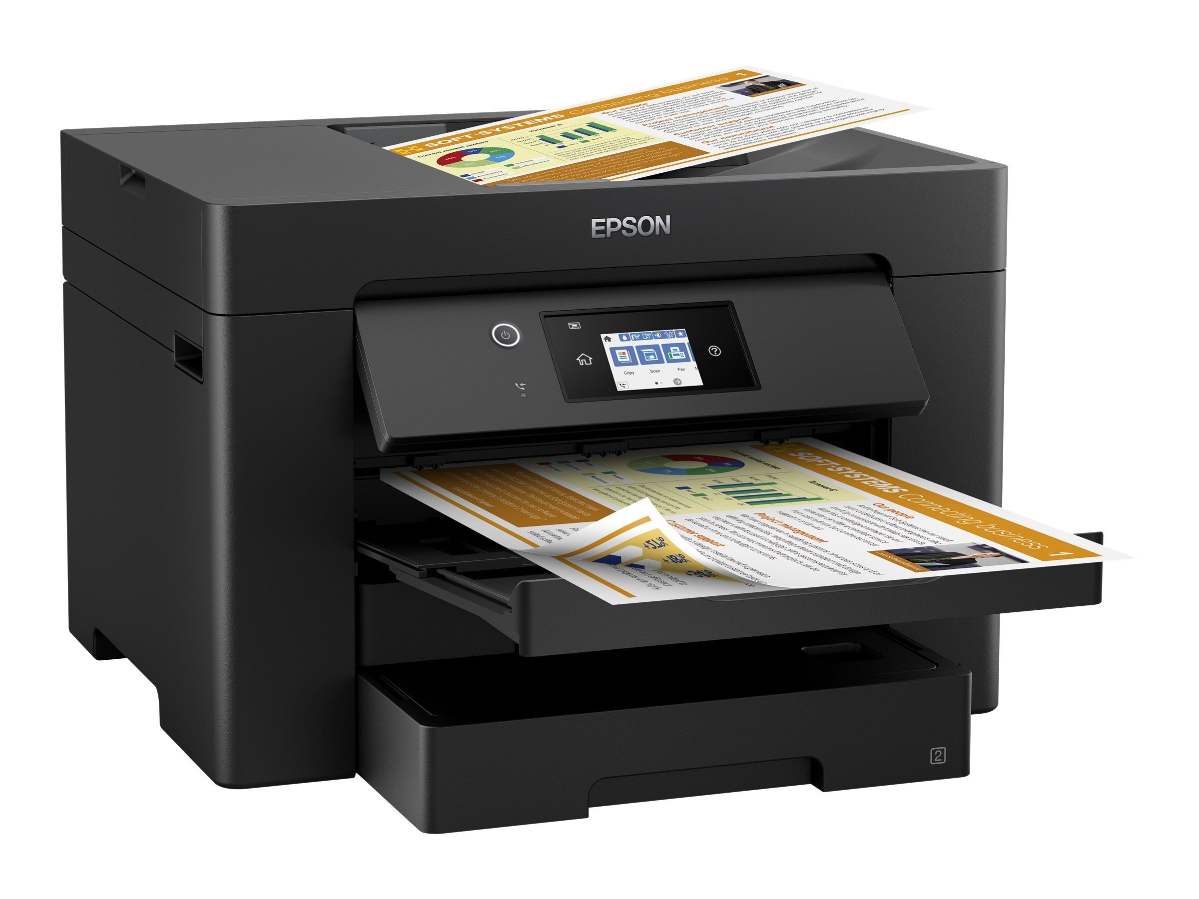 Imprimante jet d'encre EPSON WorkForce WF-7830DTWF Noire - WF-7830DTWF Imprimante jet d'encre EPSON WorkForce WF-7830DTWF Noire - WF-7830DTWF