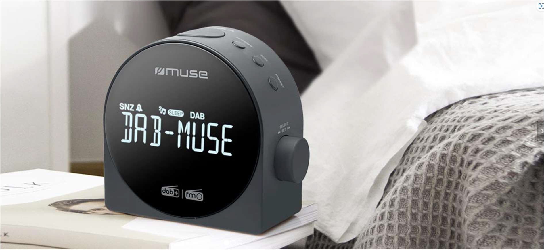 Radio réveil MUSE  - M-185CDB