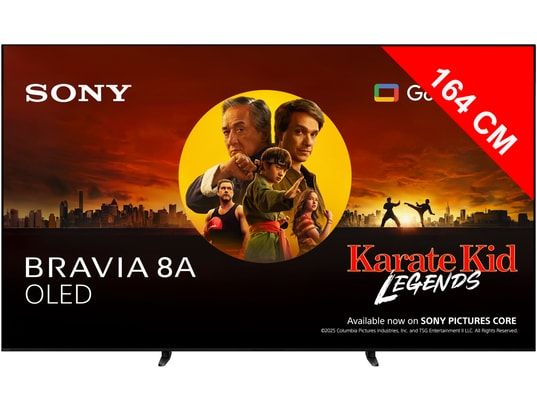 TV OLED 4K 164 cm SONY 65" 4K 120Hz Noir K65XR8AB