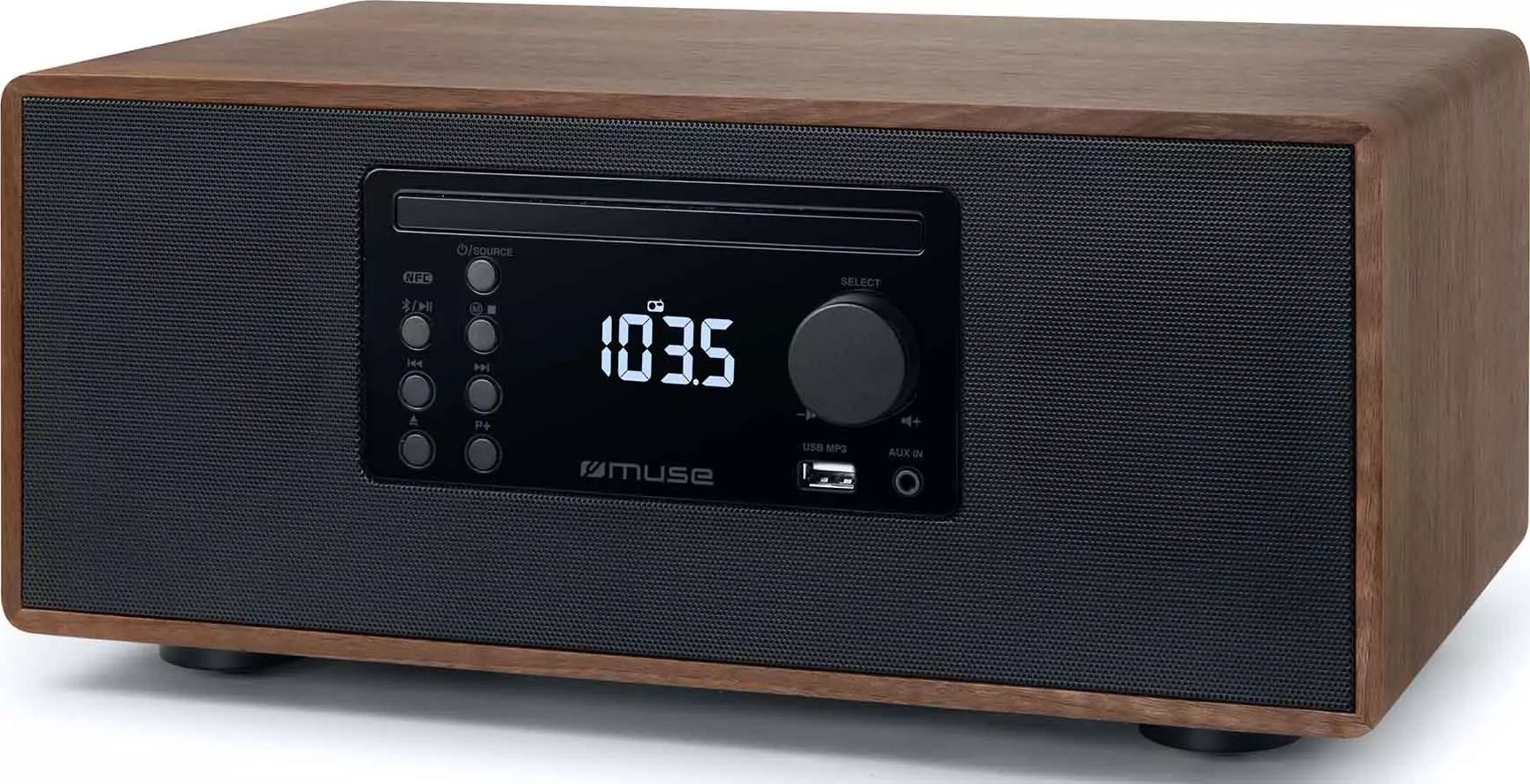 Micro chaîne hifi MUSE CD USB Bluetooth 60W Noir M692BTCW