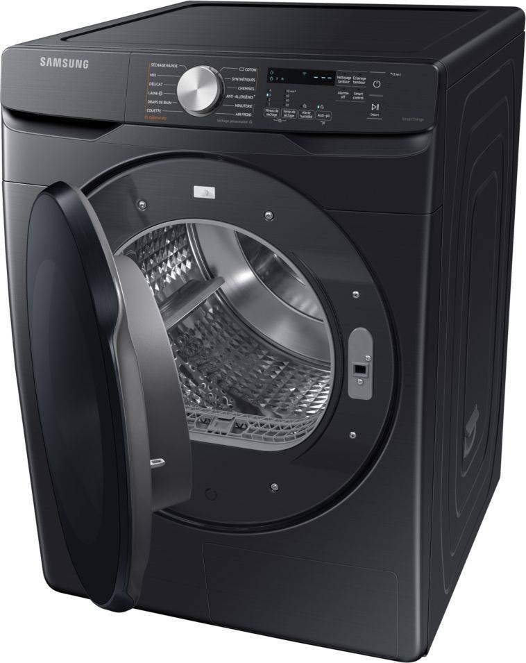 SAMSUNG Sèche linge Condensation Pompe à Chaleur Hybride 16kg Noir - DV16T8520BV/EF