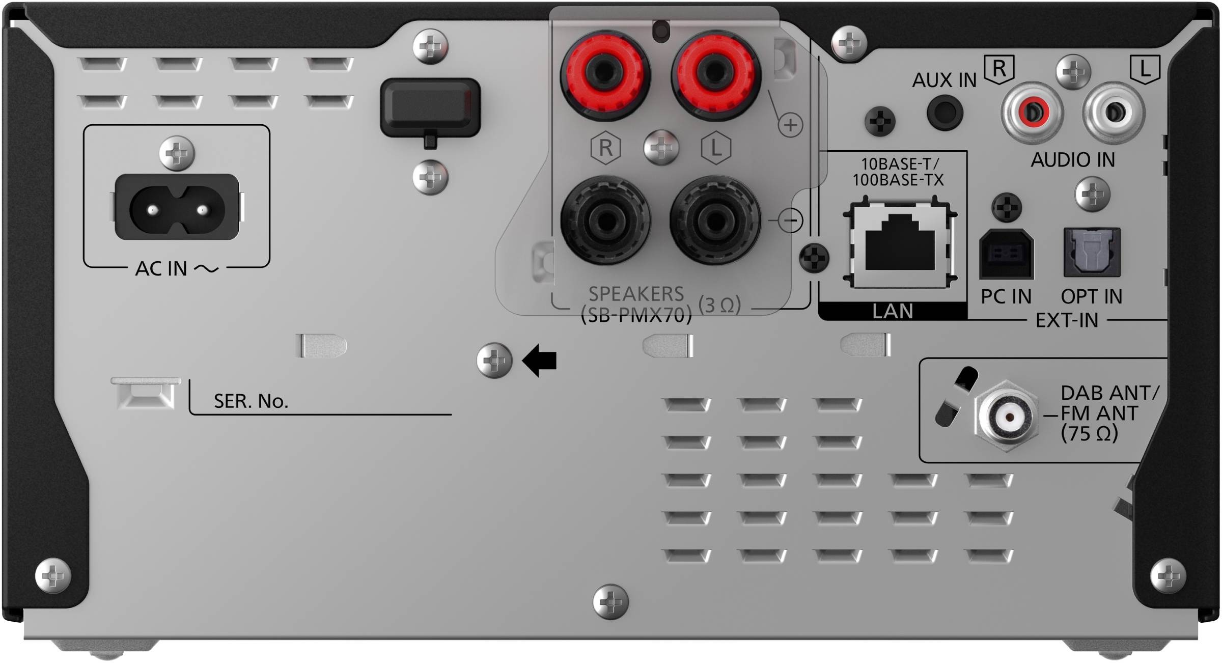 PANASONIC Micro chaîne hifi  - SC-PMX802E-S