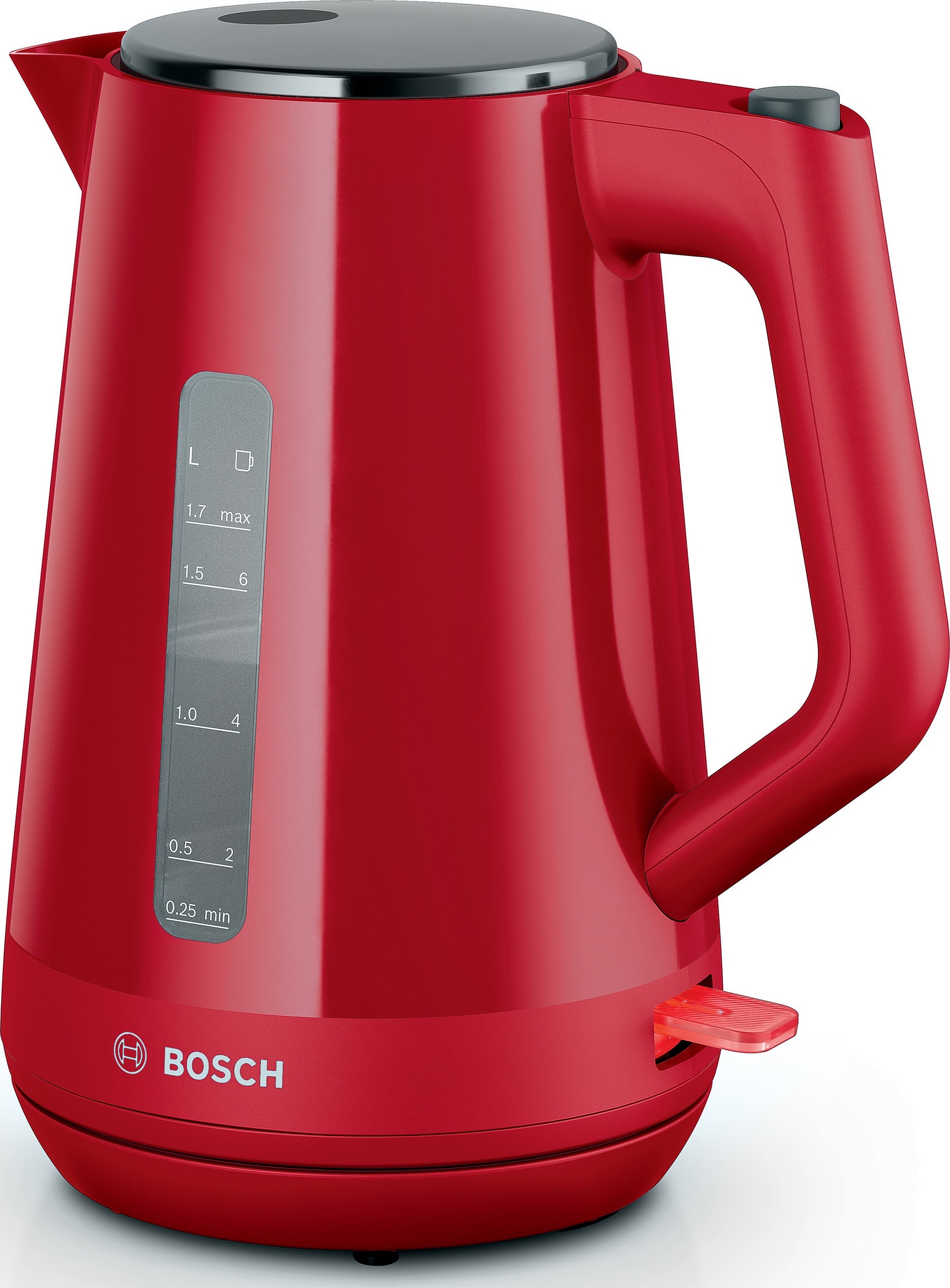 Bouilloire BOSCH Sans fil 1,7L 2400W Rouge TWK1M124