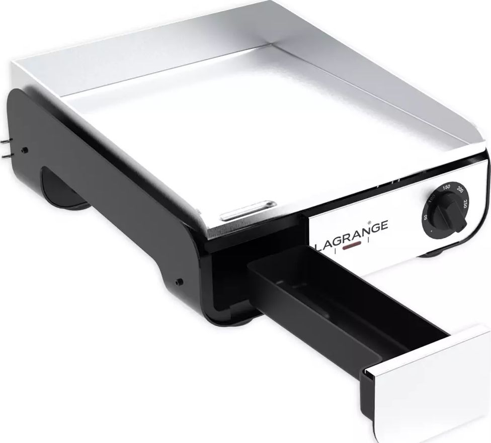 Plancha LAGRANGE 35x40cm 6 personnes Acier inoxydable Gris - 219201