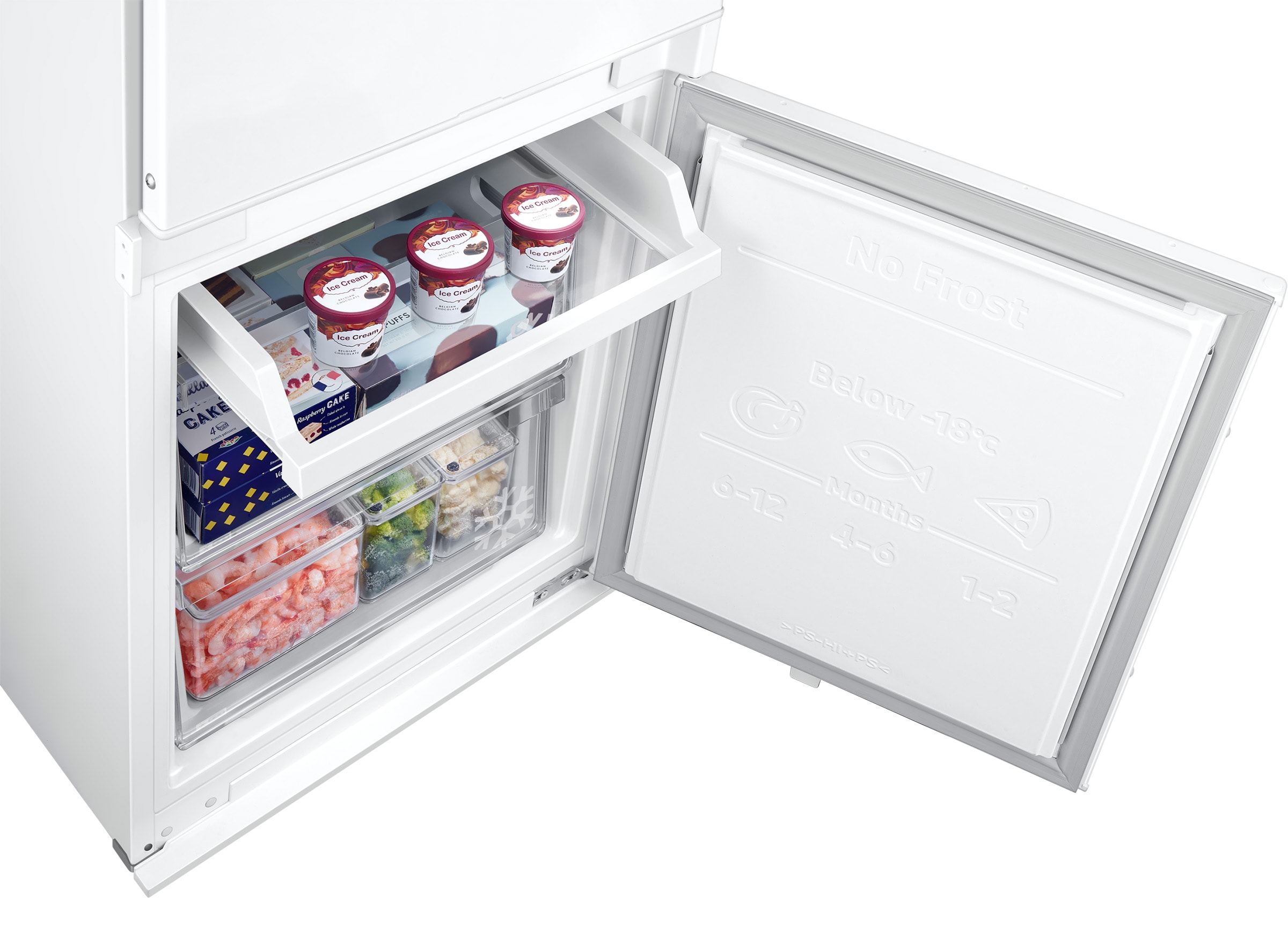 Réfrigérateur congélateur encastrable SAMSUNG Froid ventilé 298L Blanc - BRB80F30AES0