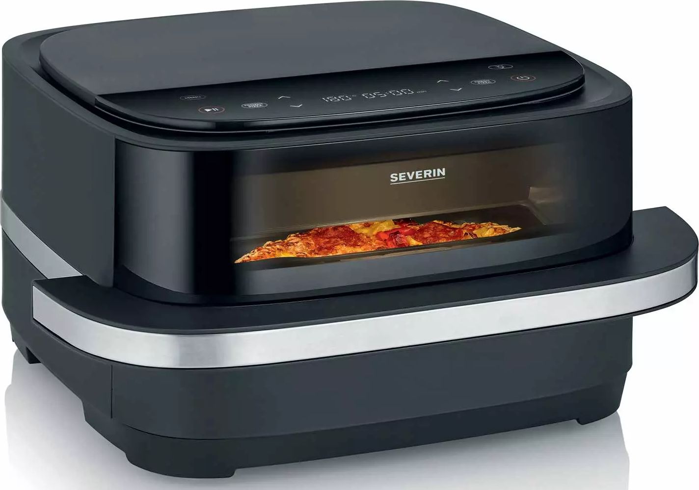 Friteuse à air chaud SEVERIN AirFryer 4L 2100W Fenêtre FR2464