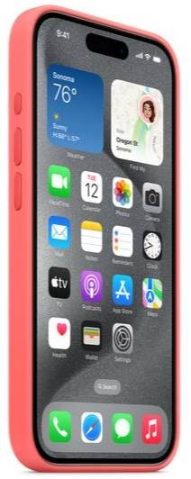 Coque iPhone APPLE 15 Pro Max silicone Goyave - MT1V3ZM/A