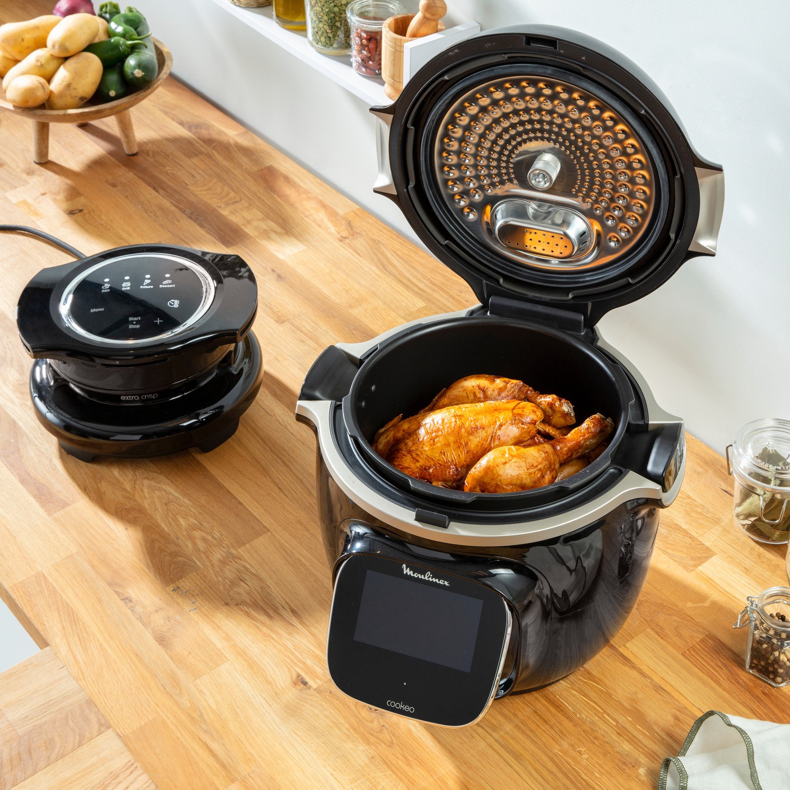 Accessoire robot MOULINEX Couvercle extra crisp Cookeo - EZ150800 Accessoire robot MOULINEX Couvercle extra crisp Cookeo - EZ150800