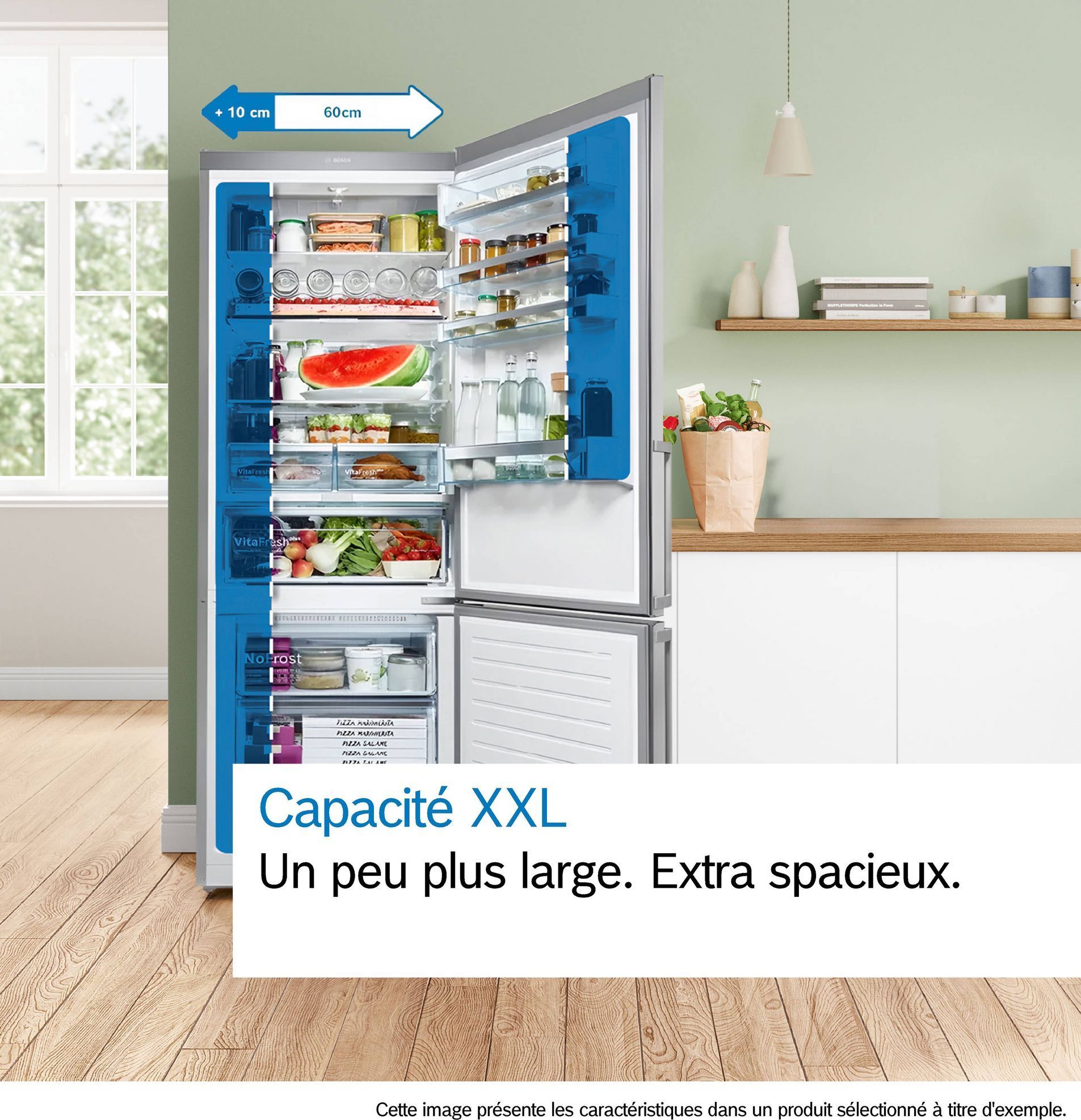 Réfrigérateur congélateur bas BOSCH  - KGN493WDA