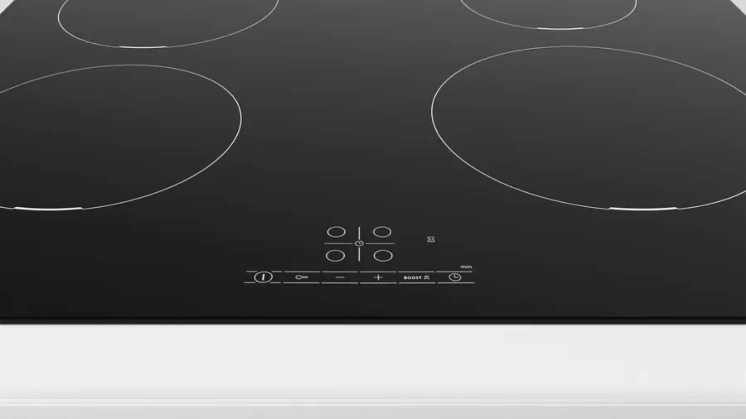 Plaque induction BOSCH Série 4 4 foyers 60cm Noir - PUE611BB5E Plaque induction BOSCH Série 4 4 foyers 60cm Noir - PUE611BB5E
