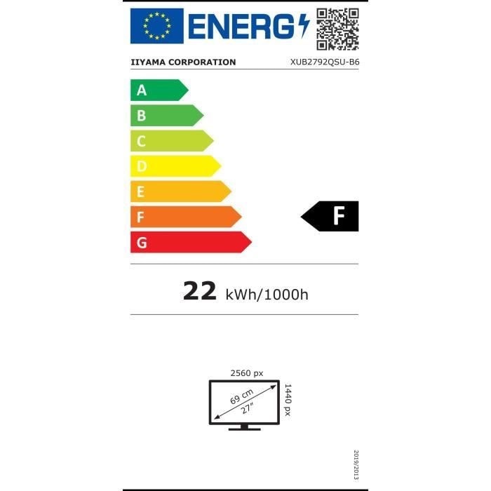 Ecran 27 pouces IIYAMA  - IIXUB2792QSUB6