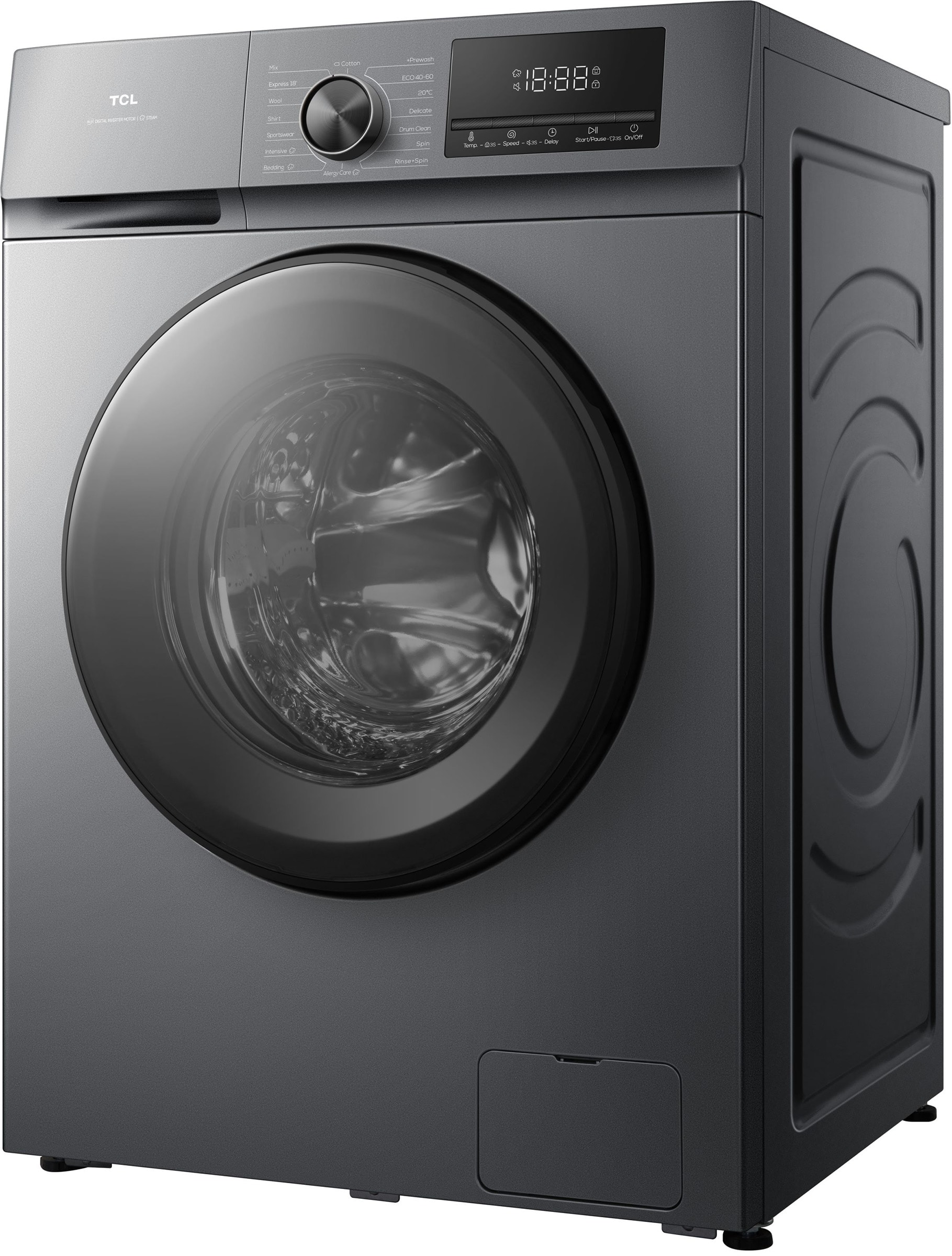 Lave linge Frontal TCL 1400 tr/min, 9Kg, Anthracite - FF0924SA0FR Lave linge Frontal TCL 1400 tr/min, 9Kg, Anthracite - FF0924SA0FR