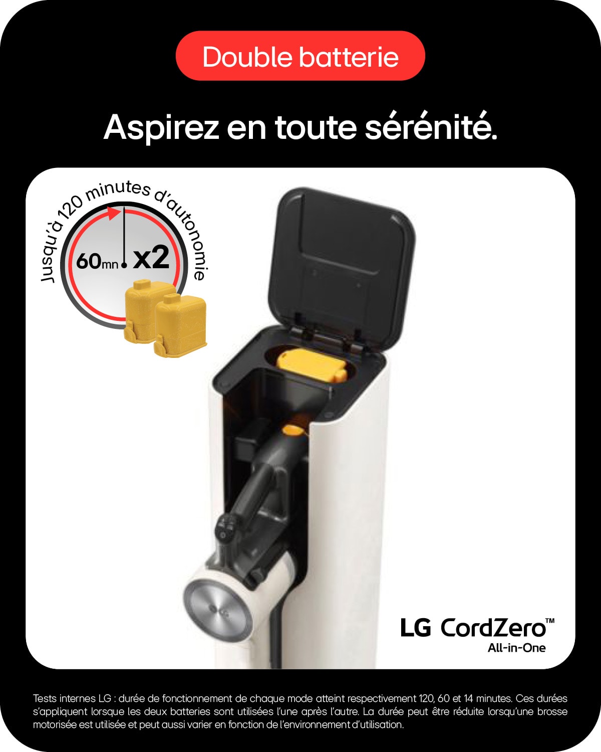 Aspirateur balai LG - A9T-PRIME1C Aspirateur balai LG - A9T-PRIME1C