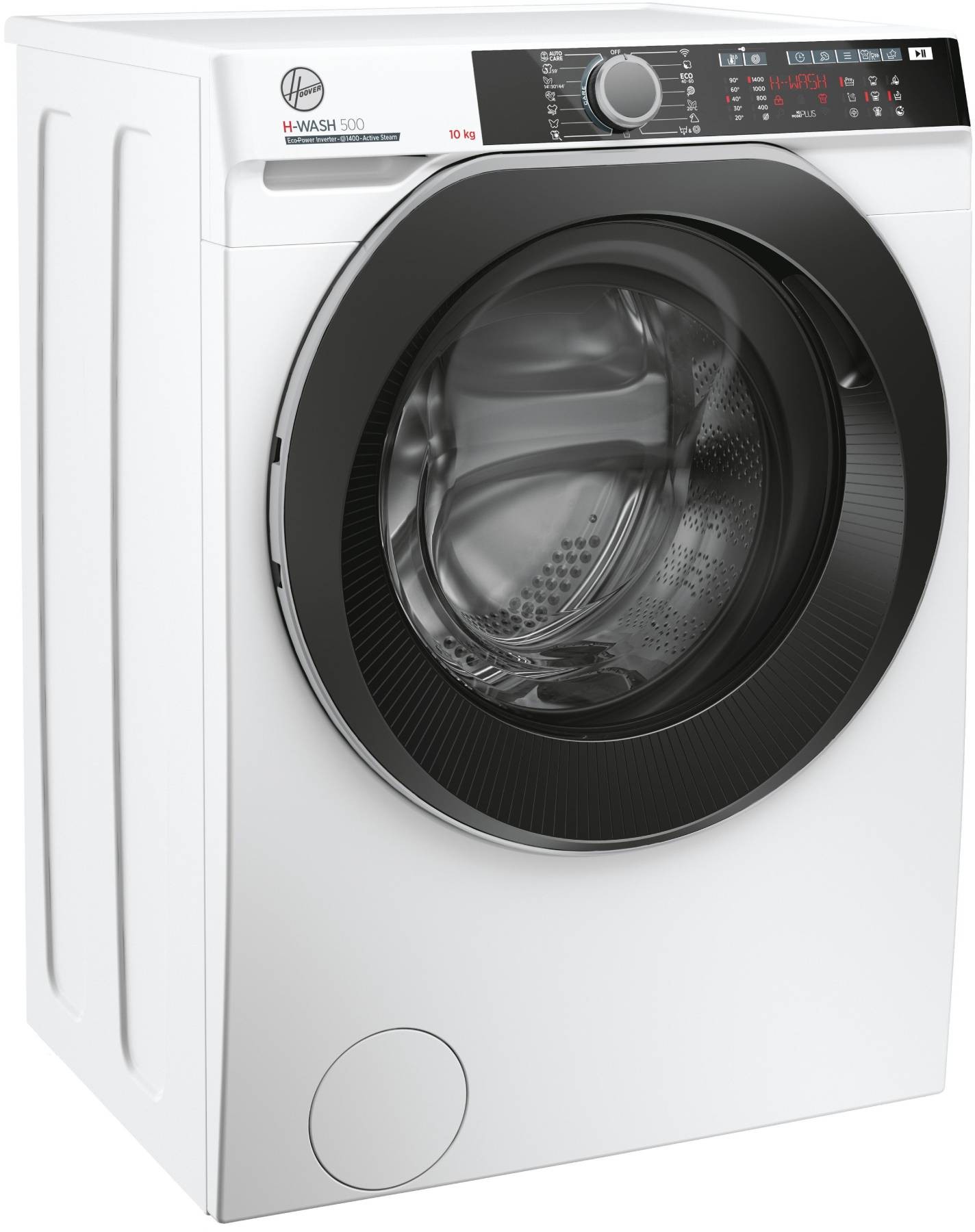 Lave linge Frontal HOOVER H-WASH 500 Professionnal, 1400 trs/mn, 10 kg, Blanc - HWE410AMBS/1S