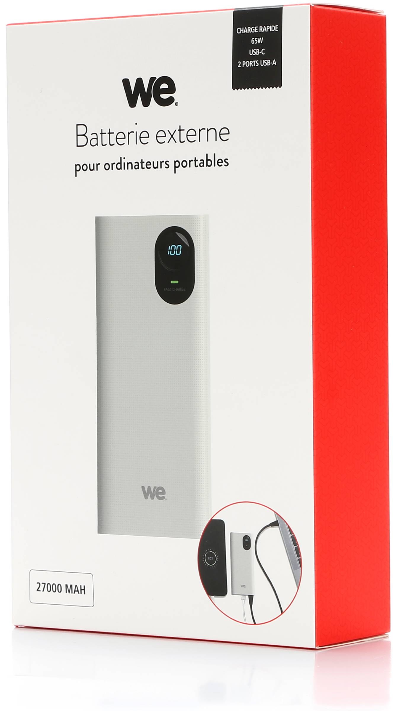 WE Batterie externe  - WEBATTPC65W