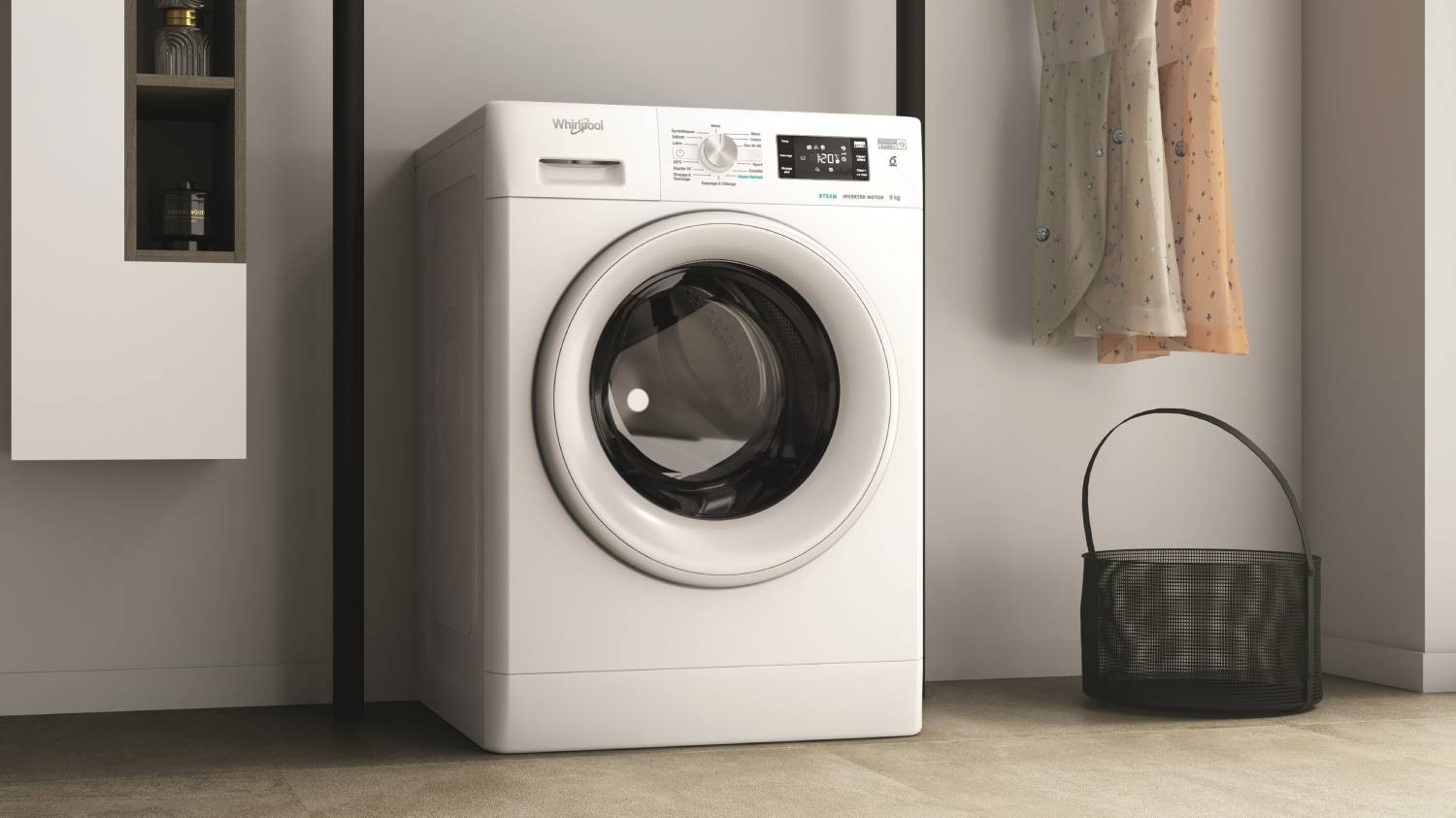 WHIRLPOOL Lave linge Frontal 9kg - FFBS9469WVFR