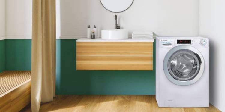 Lave linge sechant Frontal CANDY Fonction vapeur 1400 trs/mn 9kg - CSWS496TWMRE-47