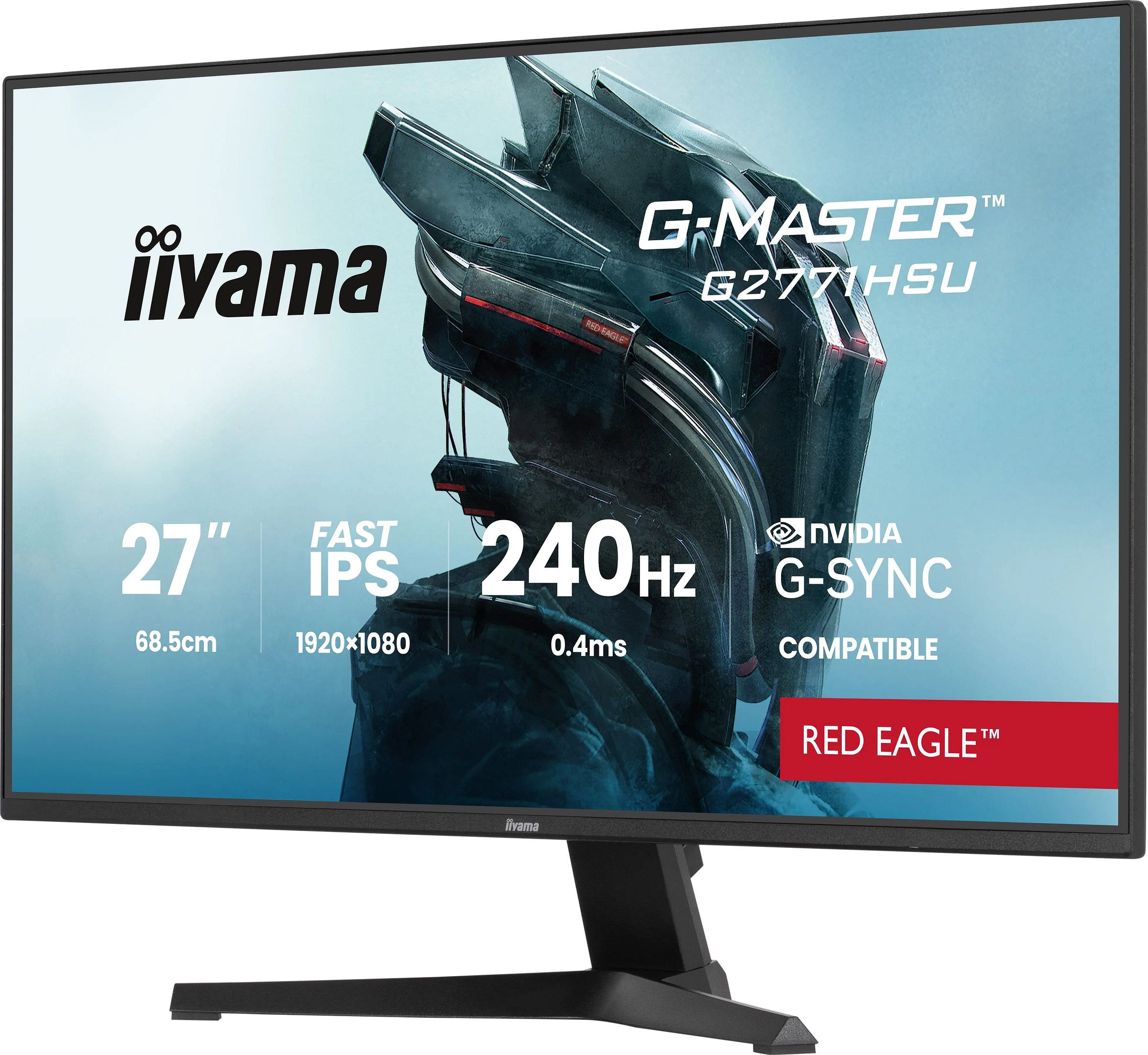 Ecran 27 pouces Full HD IIYAMA 240Hz 0.4ms IPS Noir - IIG2771HSUB1