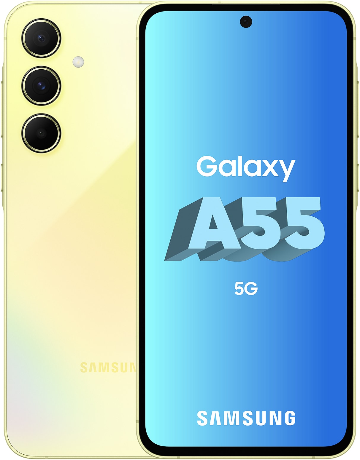 SAMSUNG Smartphone Galaxy A55 5G 128Go Jaune - GALAXY-A55-128-LIME