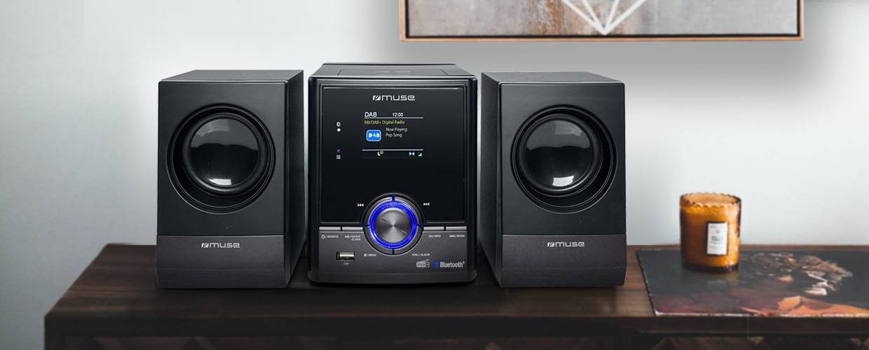 Micro chaîne hifi MUSE 2x15W - M-50DBT