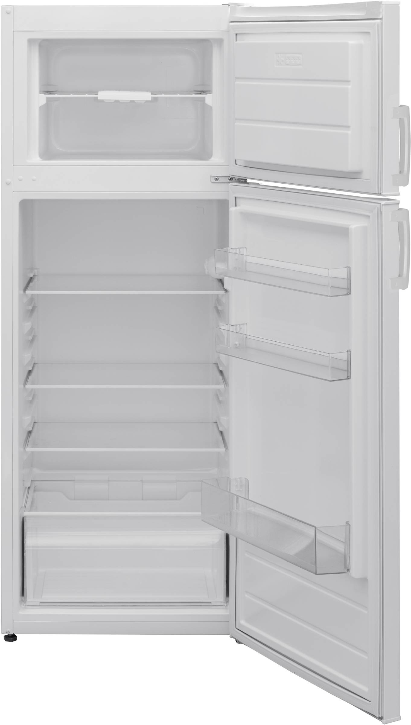 Réfrigérateur congélateur haut TELEFUNKEN , Froid Statique, 213L, Blanc - R2D213FPW