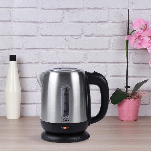 Bouilloire LIVOO Sans fil 1,2L 1630W Gris - DOD182