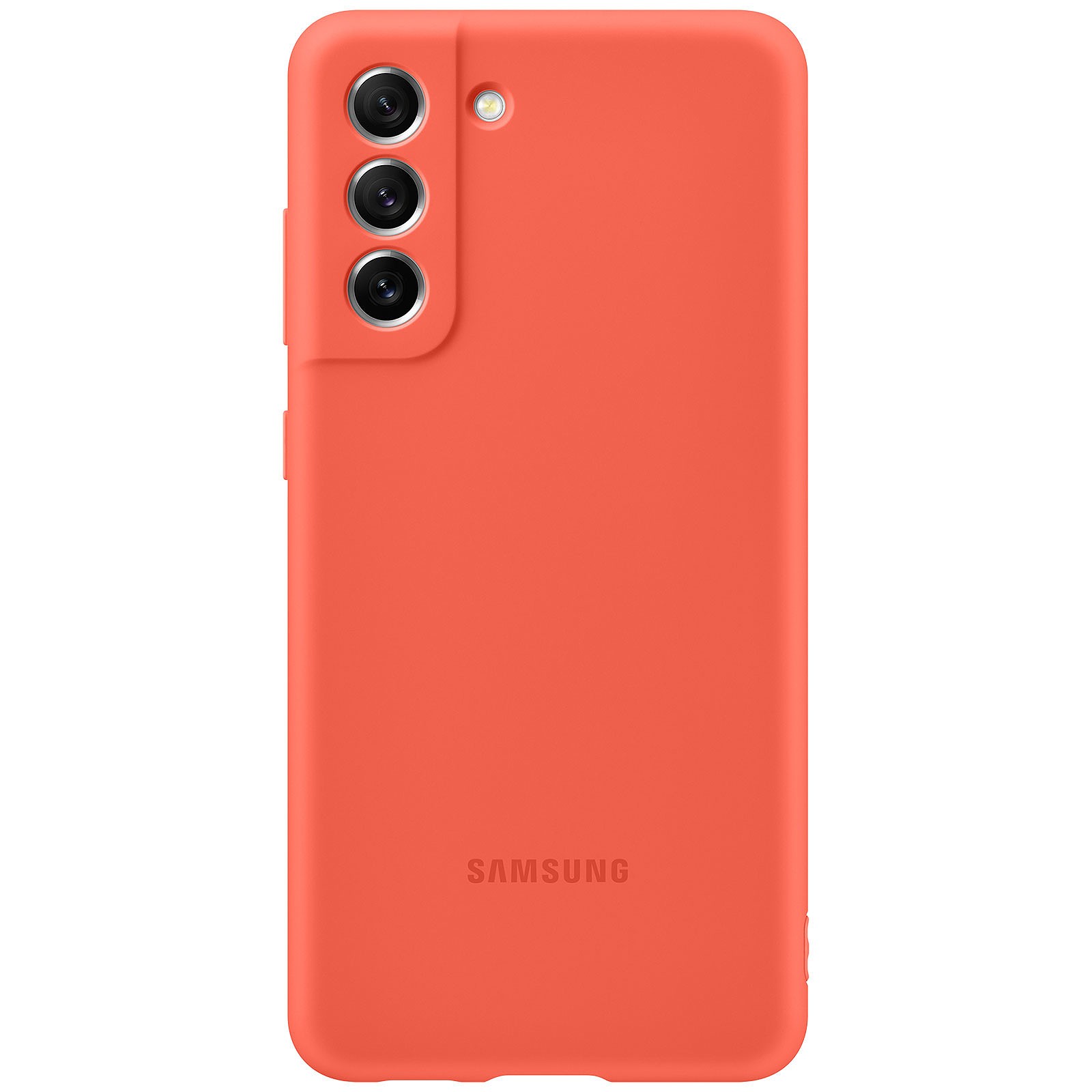 BIGBEN Coque smartphone Samsung Galaxy S21 FE silicone Corail - EF-PG990TP