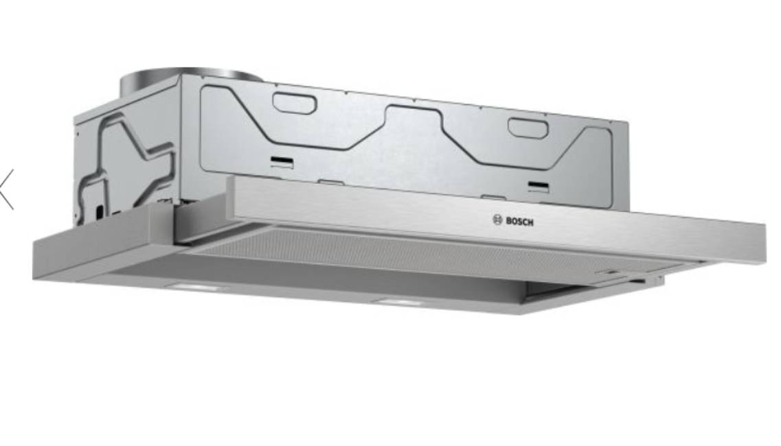 Hotte escamotable BOSCH 62dB 405m³/h Classe A LED DFM064A53