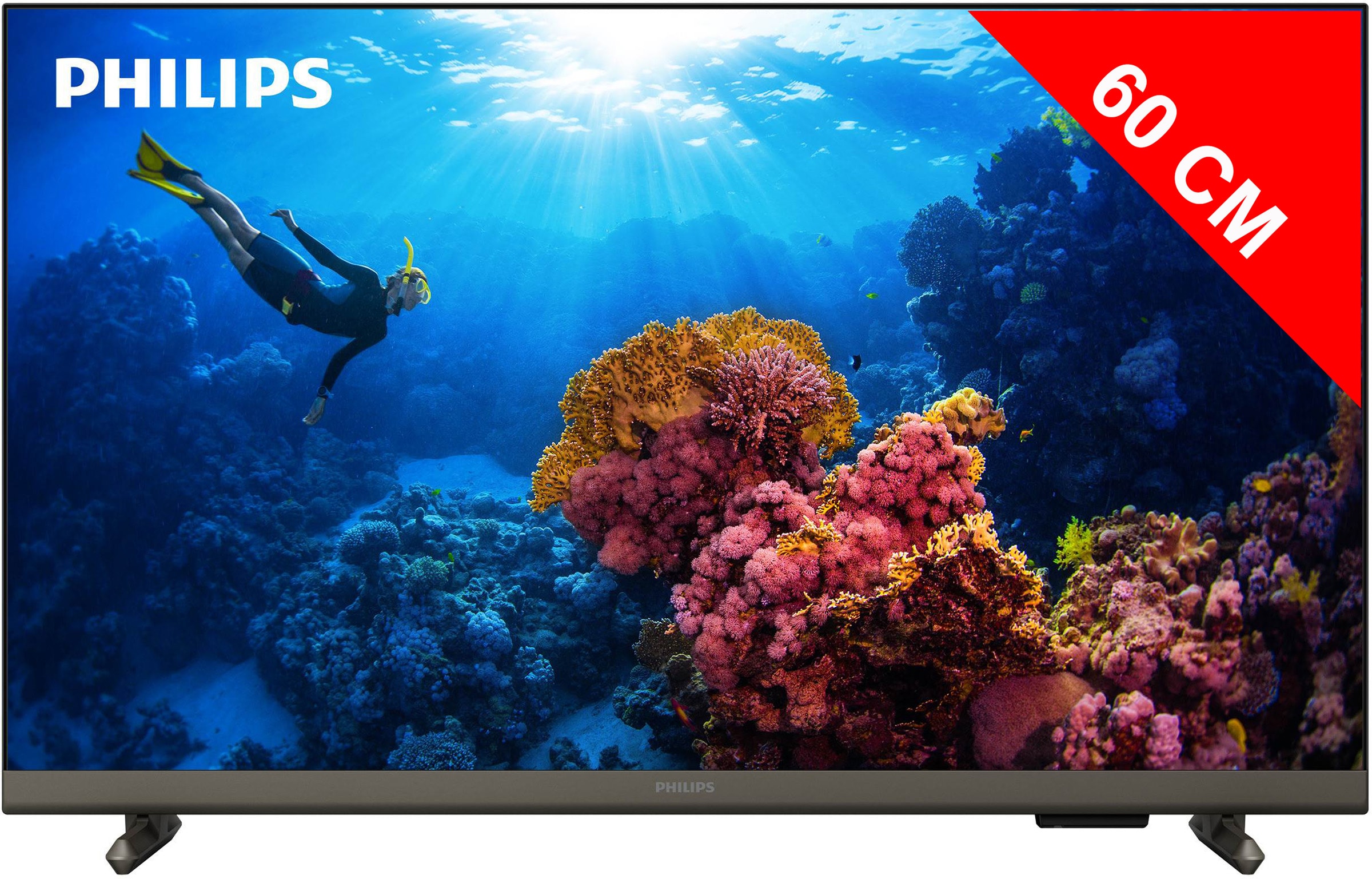 TV LED 60 cm PHILIPS , Smart TV, 60Hz, 24" 24PHS6808/12
