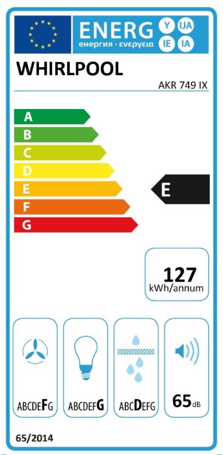 Hotte tiroir WHIRLPOOL  - AKR7491IX