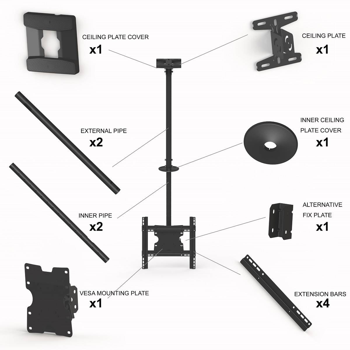 Support plafond MULTIBRACKETS  - KC-MB-SP5460