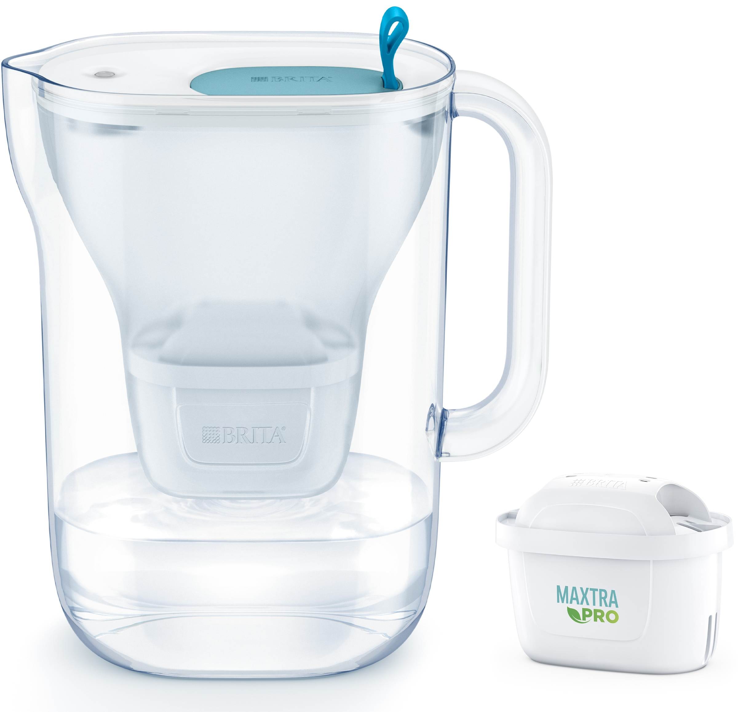 Carafe BRITA FRANCE Smart Light 2.4L 1 filtre Bleu 1051124