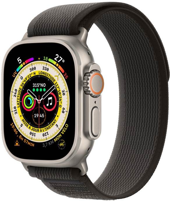 APPLE Montre connectée Apple Watch Ultra GPS + Cellular 49mm - WATCHULTRA-MQFX3NF