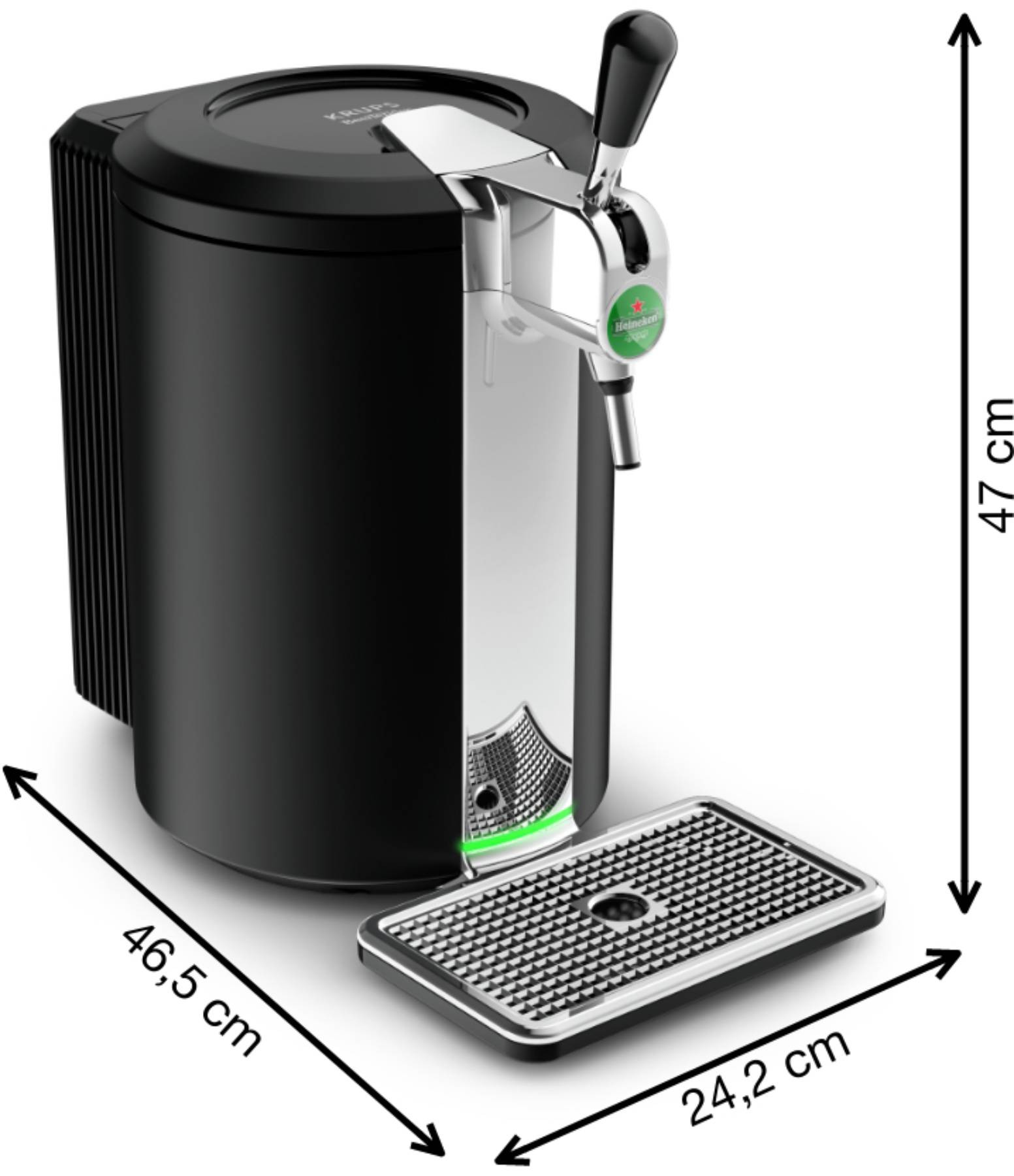 Distributeur de bière KRUPS BEERTENDER COMPACT Coupe Mousse Noir - YY4808FD Distributeur de bière KRUPS BEERTENDER COMPACT Coupe Mousse Noir - YY4808FD